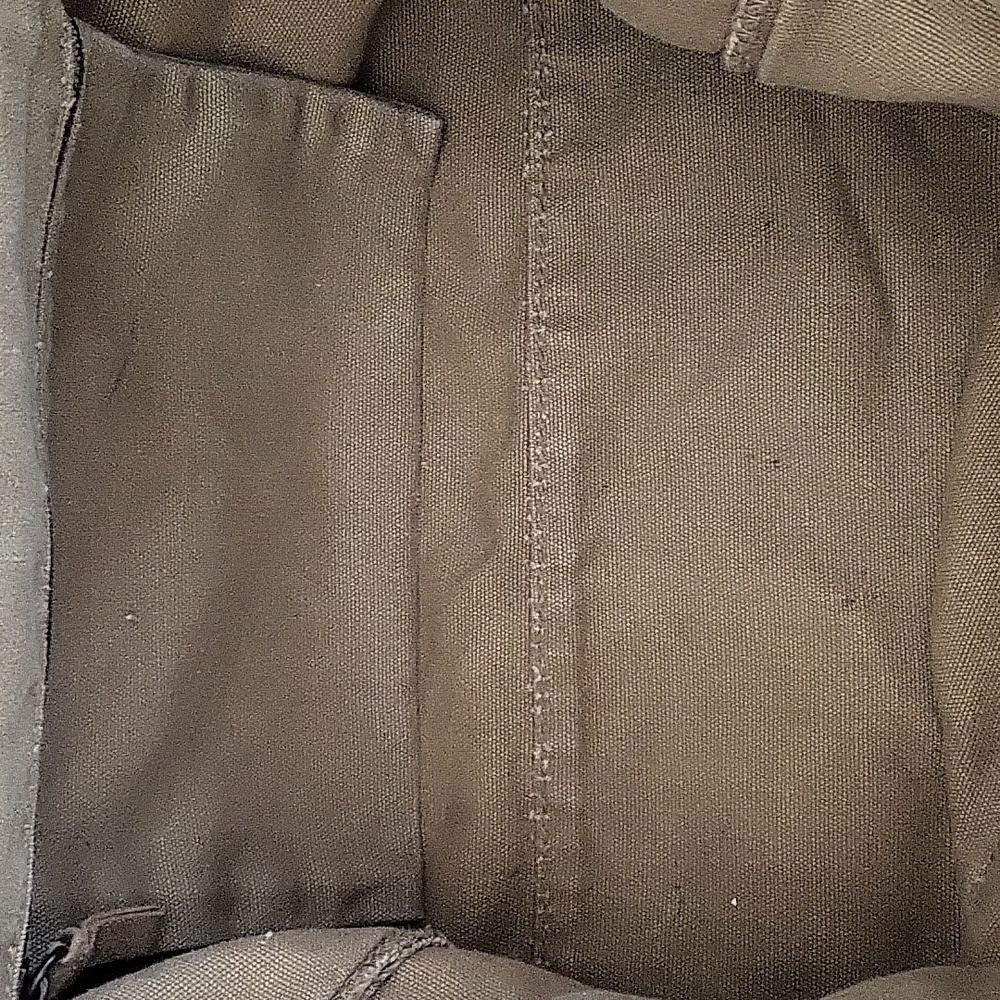 Large canvas messenger bag - Picture 3 of 3